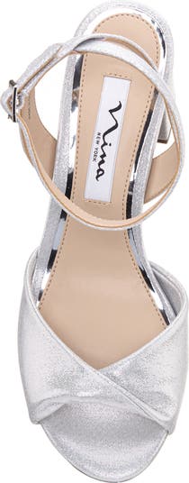 Nigella Glitter Ankle Wrap Sandal