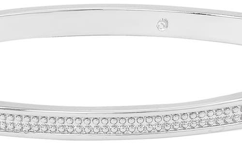 Guess Set Of 3 Hinge Bracelets In Silver