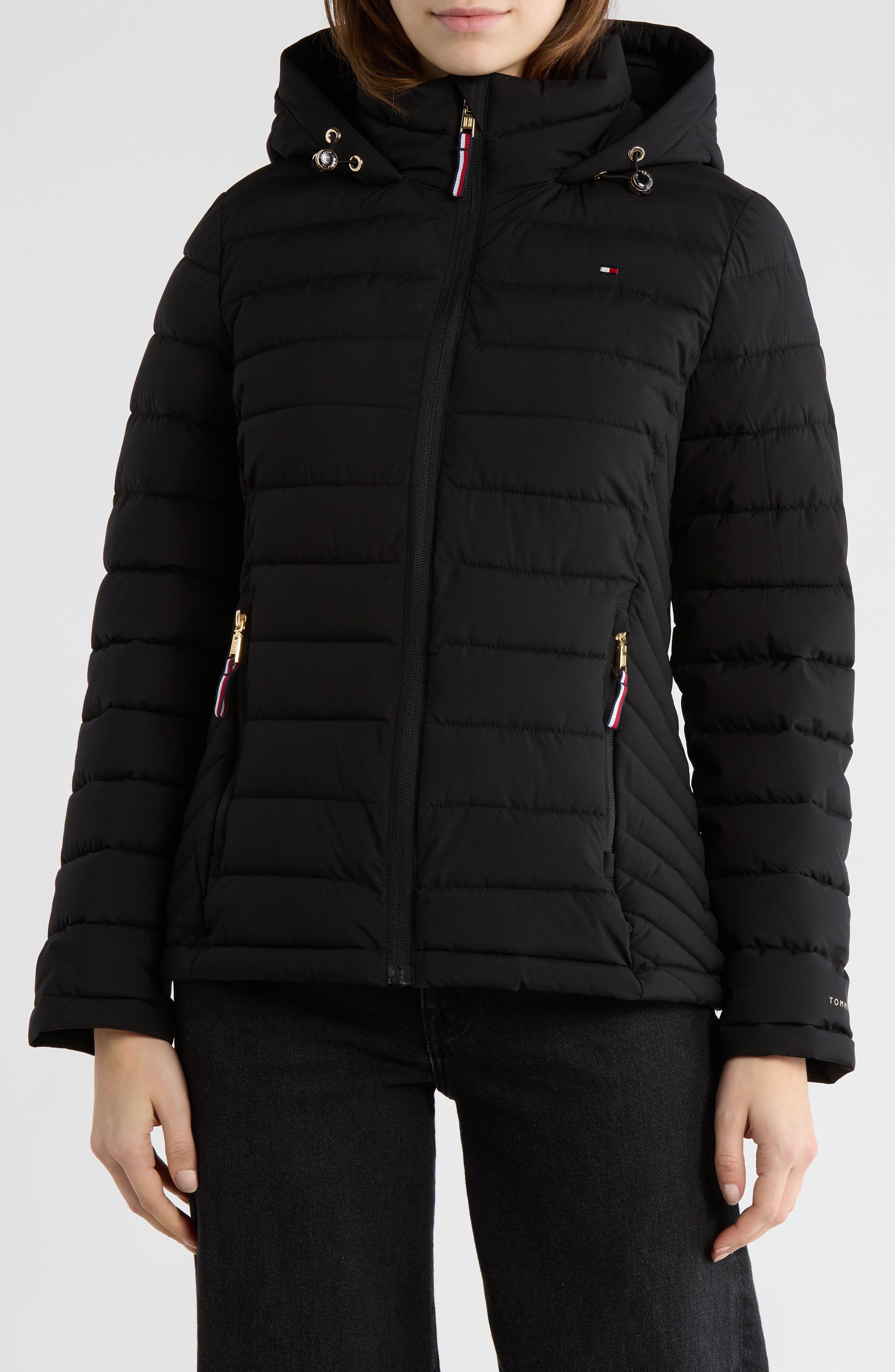 Tommy Hilfiger Stretch Water Resistant Quilted Jacket