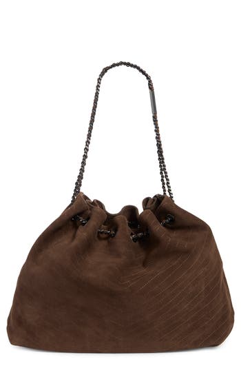 Rebecca Minkoff Slouchy Soft Leather Tote In Brown