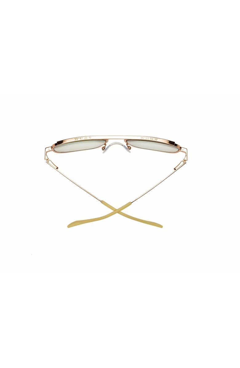 Caddis NOLA | Reading Glasses, Alternate, color, Polished Rose Gold Green