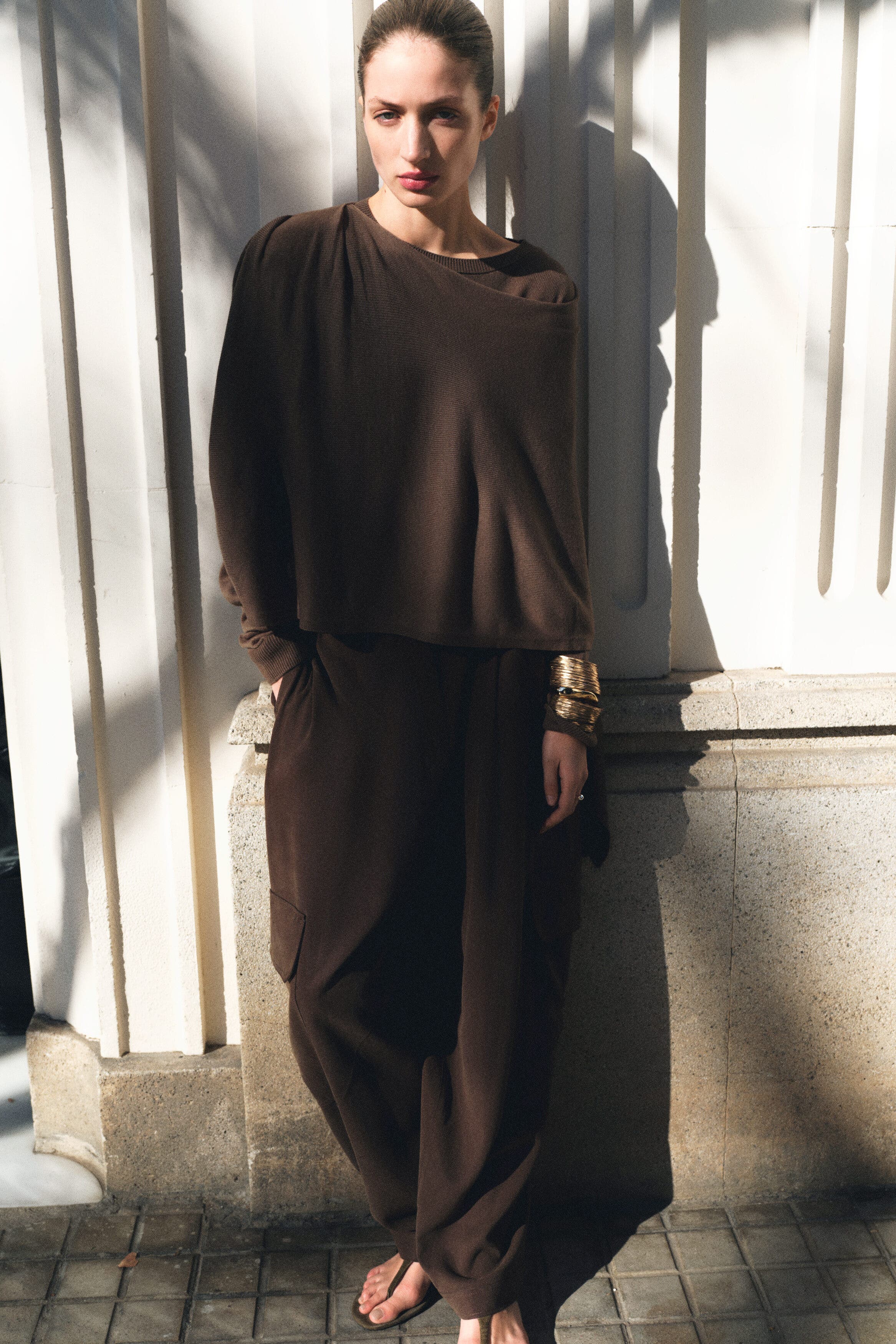 Lyocell-blend Cargo Trousers - image 2