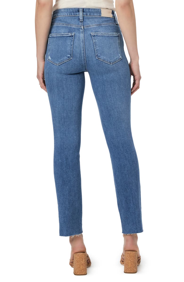 PAIGE Cindy Raw Edge Straight Leg Jeans, Alternate, color,