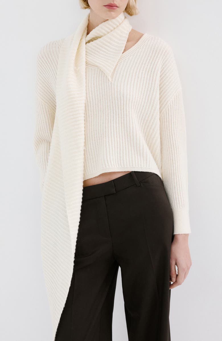 MANGO Wide Leg Pants, Alternate, color, Brown