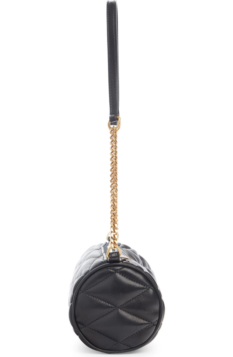 Saint Laurent Sade Quilted Leather Tube Bag, Alternate, color,