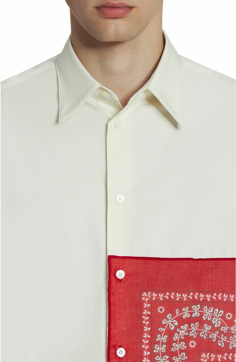 Lanvin Straight Bandana Shirt, Alternate, color, 