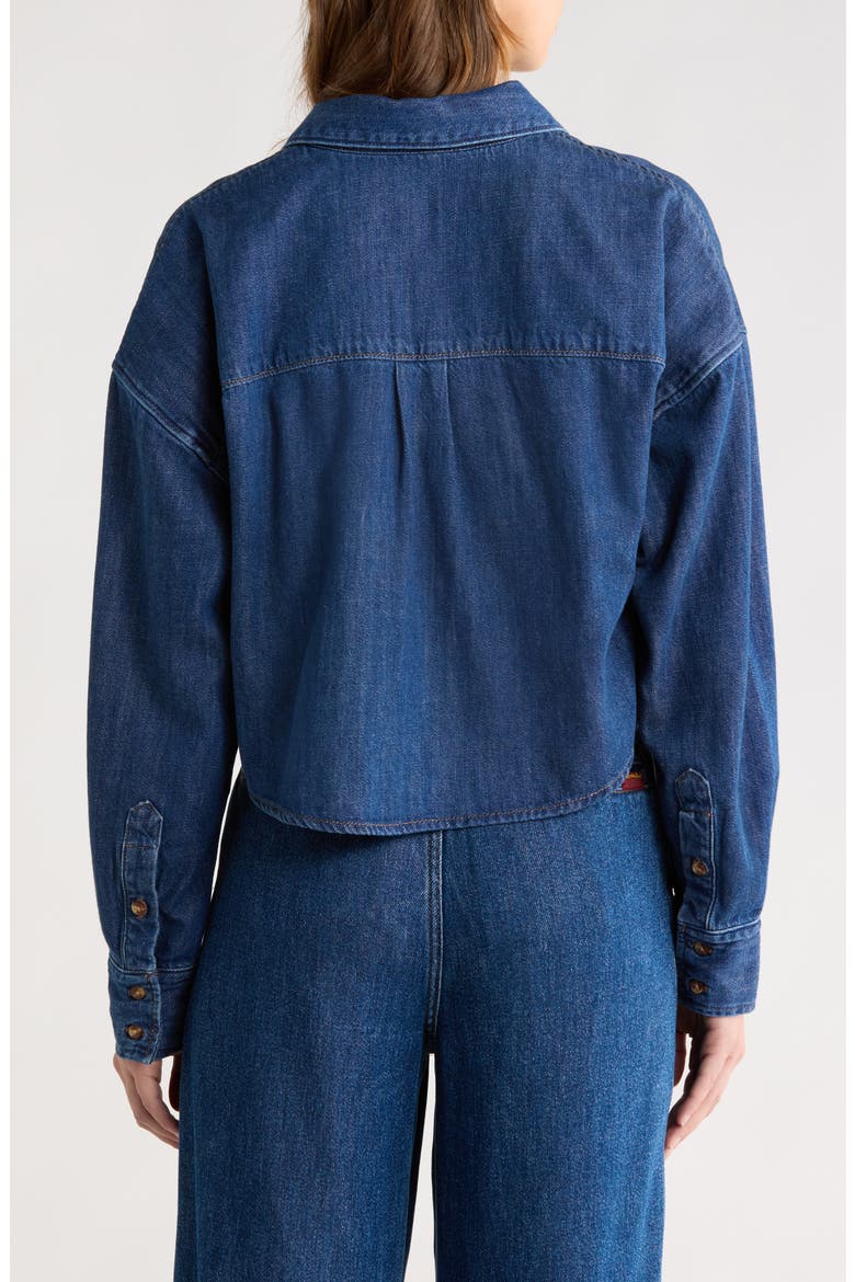 The Ex-Boyfriend Crop Shirt, Alternate, color, MESA