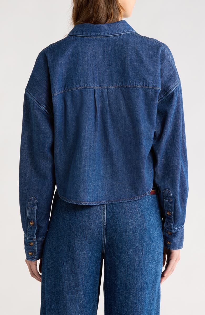 Favorite Daughter The Ex-Boyfriend Crop Shirt, Alternate, color, Mesa