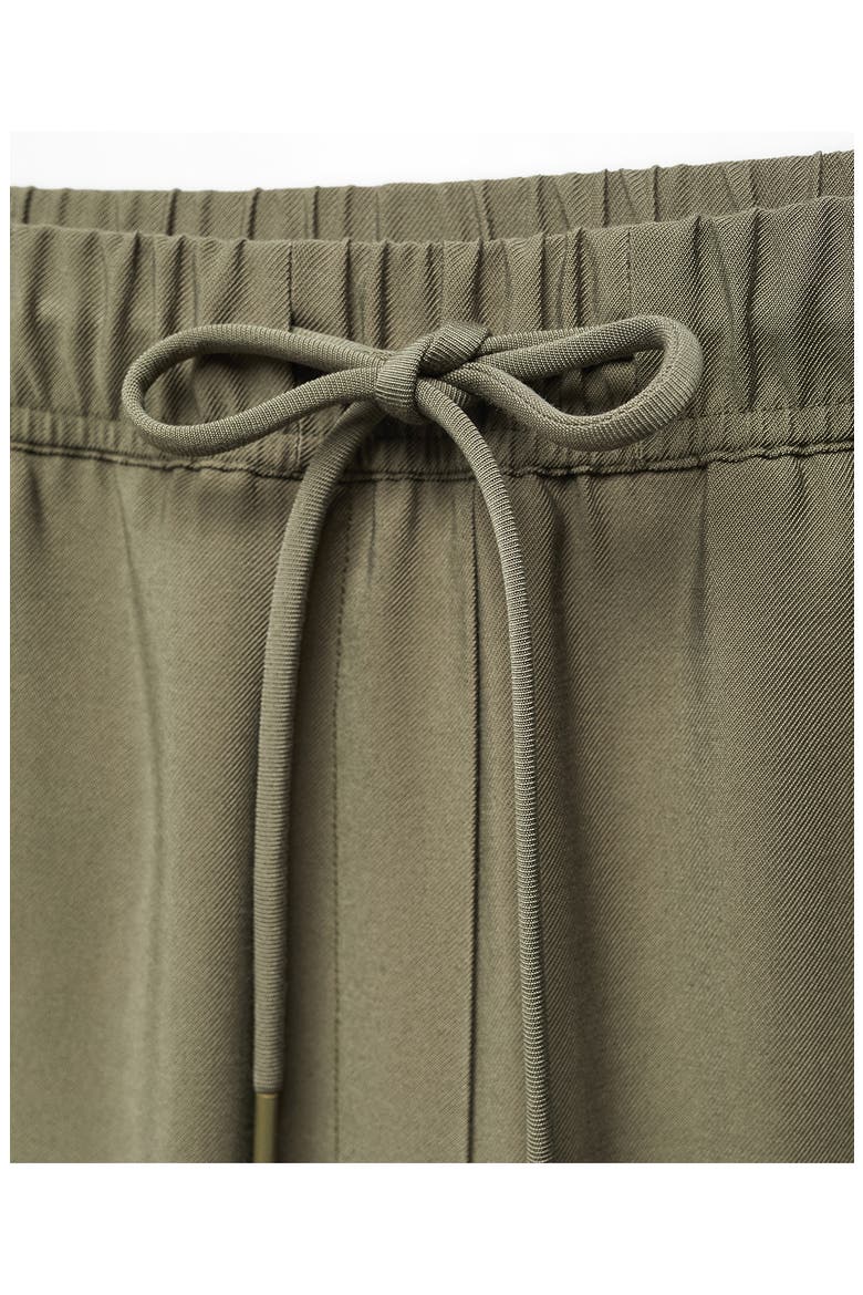 Drawstring Straight Leg Pants, Alternate, color, KHAKI GREEN