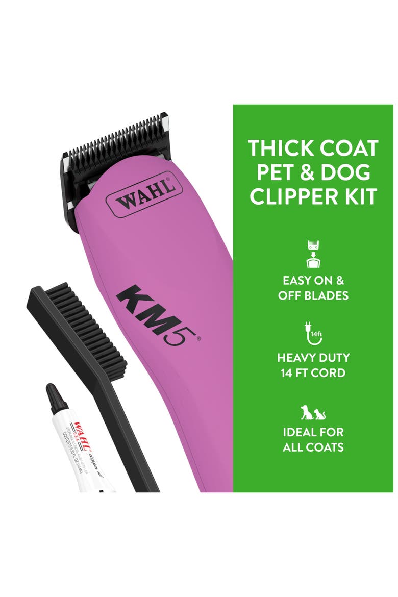 Thick coat pet clipper for dogs and cats, Alternate, color, Pink