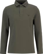 Barbour Margrove Tailored Fit Long Sleeve Cotton Polo
