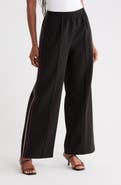 Reiss Robyn Side Stripe Wide Leg Pants