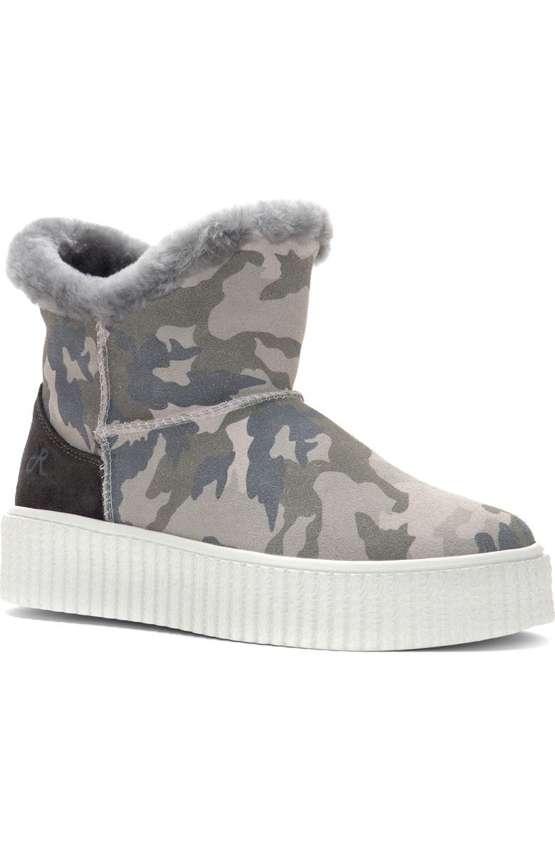 RELIGIOUS COMFORT Genuine Shearling Boot Slipper, Main, color,