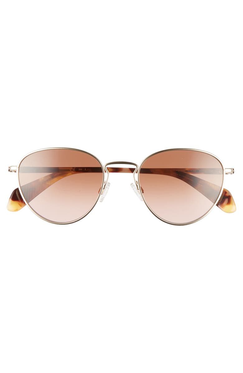 rag & bone 52mm Round Sunglasses, Alternate, color, 