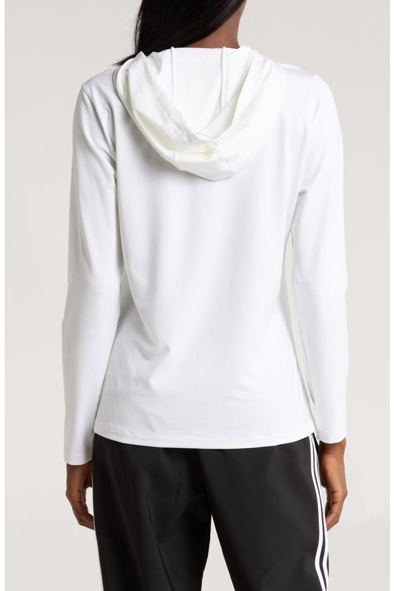 Essentials Performance Golf Hoodie, Alternate, color, WHITE