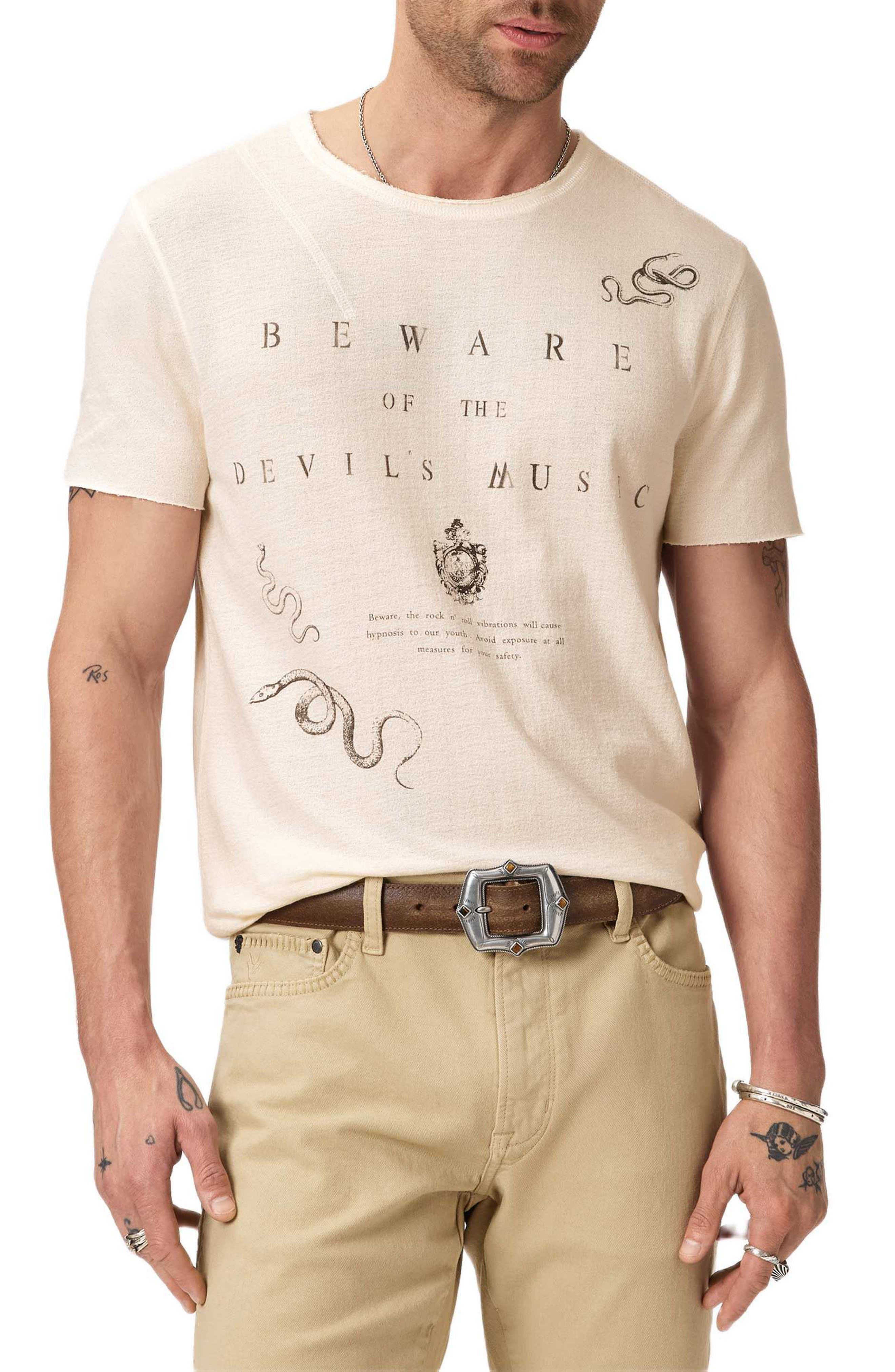 Raw Edge Graphic T-Shirt - image 3
