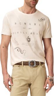 John Varvatos Raw Edge Graphic T-Shirt