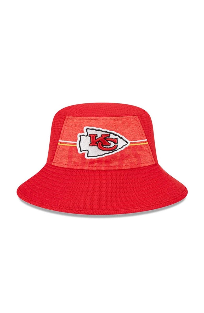 New Era Men's New Era Red Kansas City Chiefs 2023 NFL Training Camp Stretch Bucket Hat, Alternate, color,