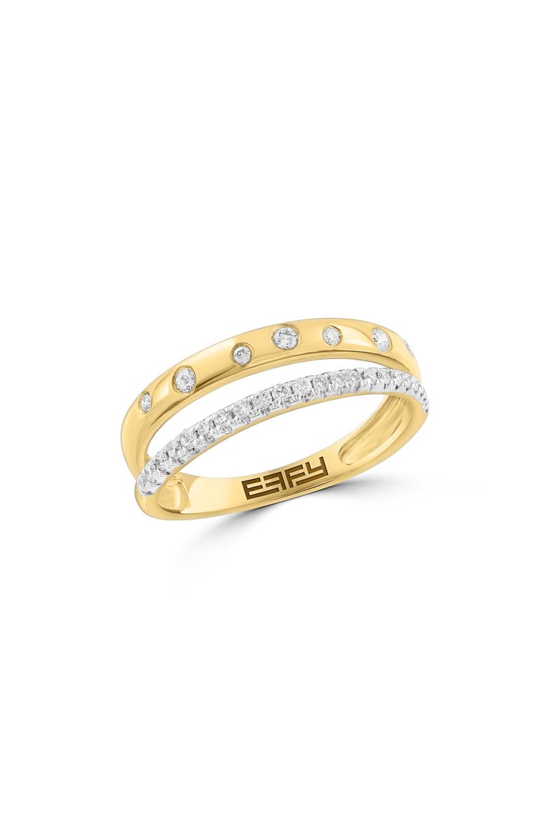 EFFY Diamond Dual Band Ring, Main, color, White
