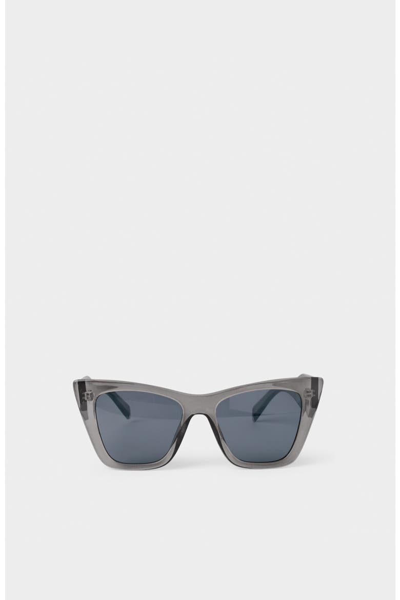 Porto Sunglasses, Main, color, Grey Transparent