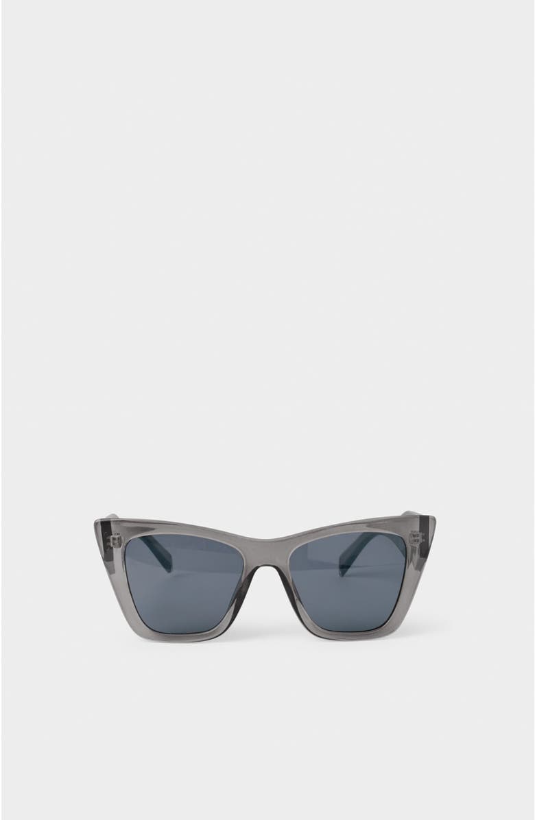Katie Loxton Porto Sunglasses, Main, color, Grey Transparent