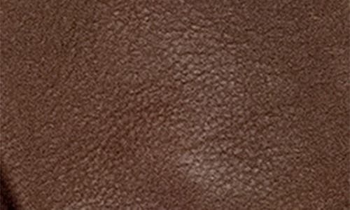 Portolano Silk Lined Leather Gloves In Brown