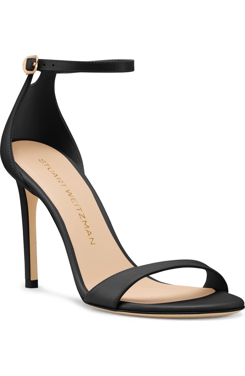 Stuart Weitzman Nudist II Sandal, Main, color, Black