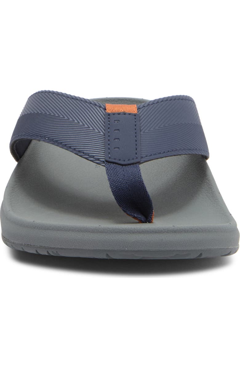 Reef The Raglan Flip Flop, Alternate, color, Charcoal