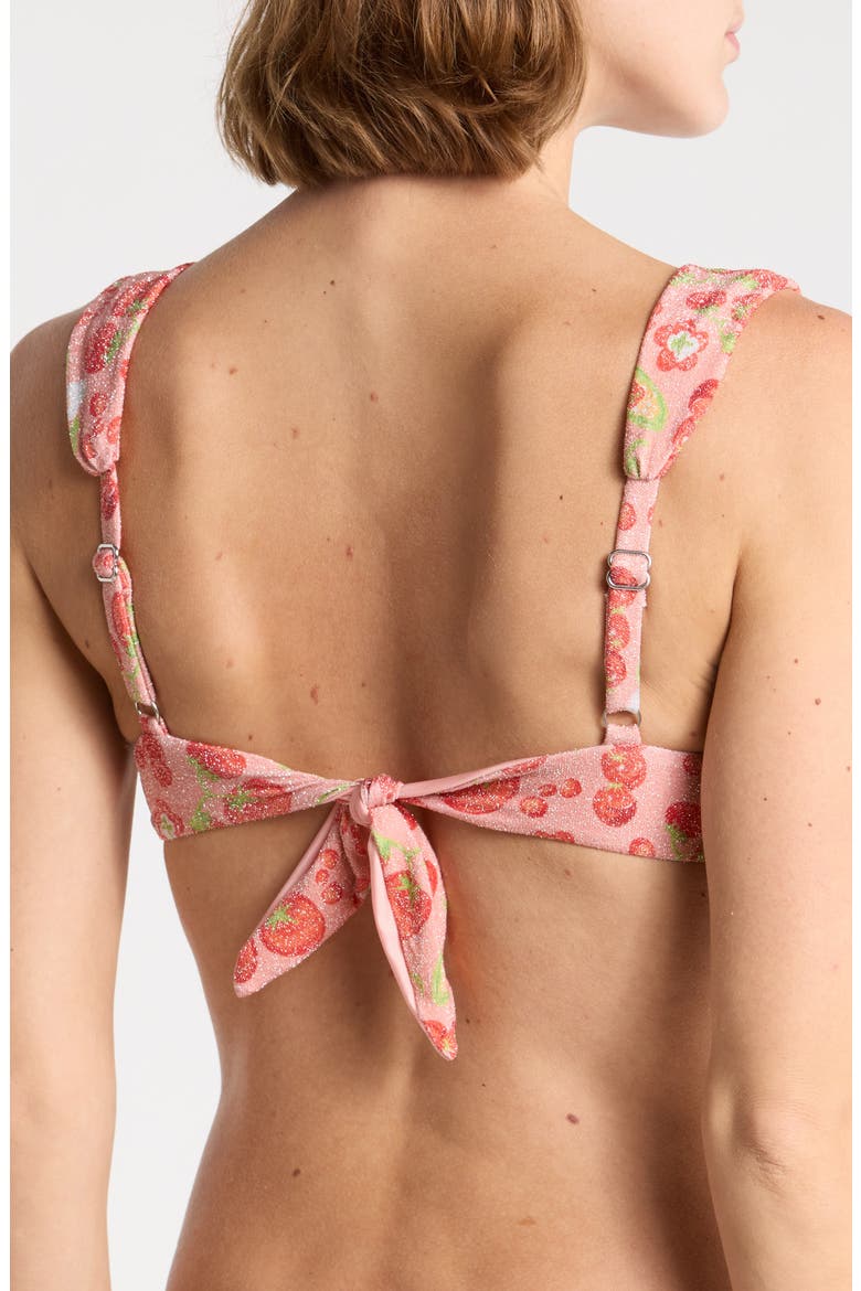 Verona Bikini Top, Alternate, color, POMODORO