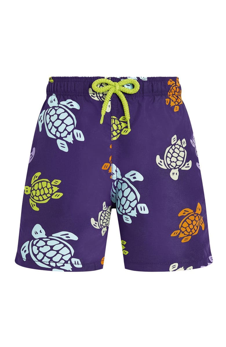 Vilebrequin Kids' Swim Trunks, Main, color, Midnight Violet