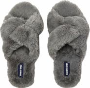 Lands' End Fluffy Slide House Slippers