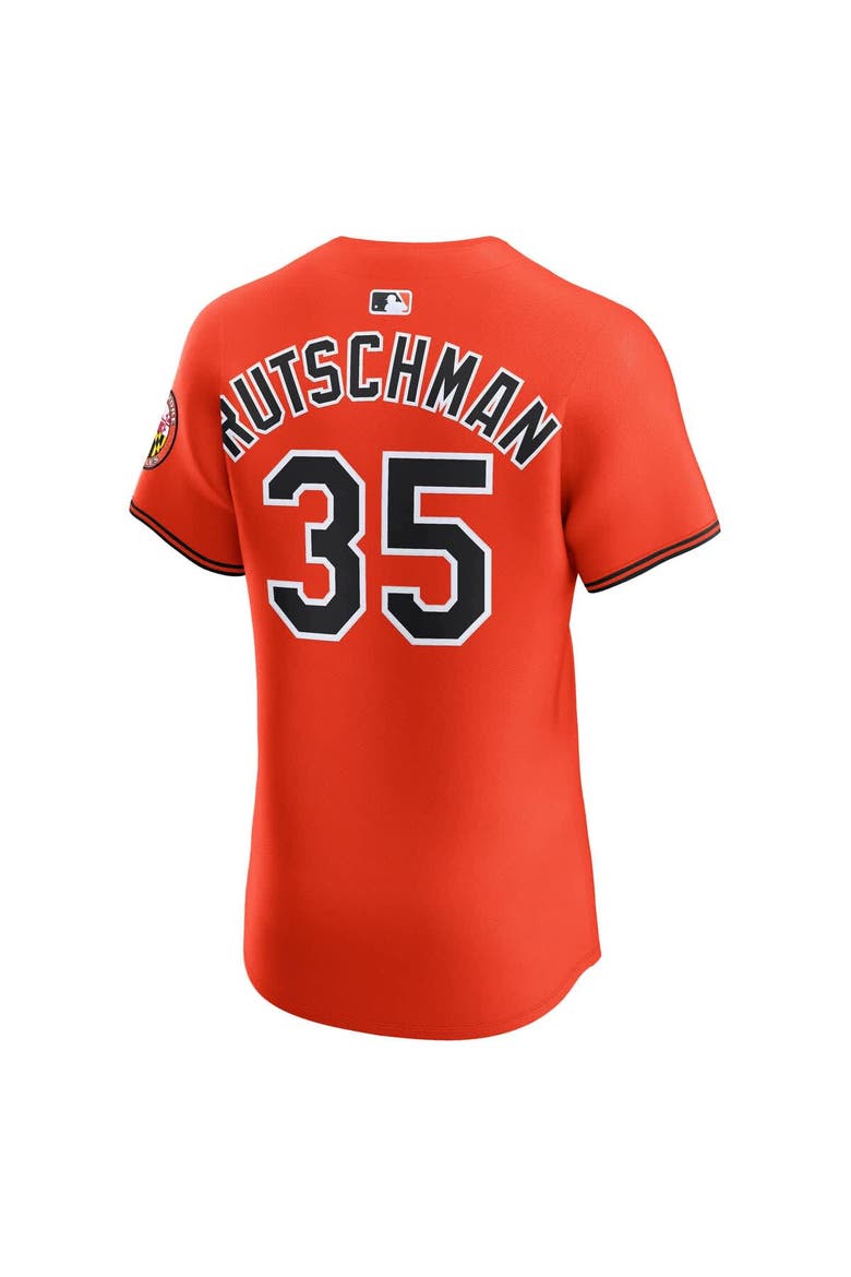 Men's Nike Adley Rutschman Orange Baltimore Orioles Alternate 2 Elite Jersey, Alternate, color, Orange