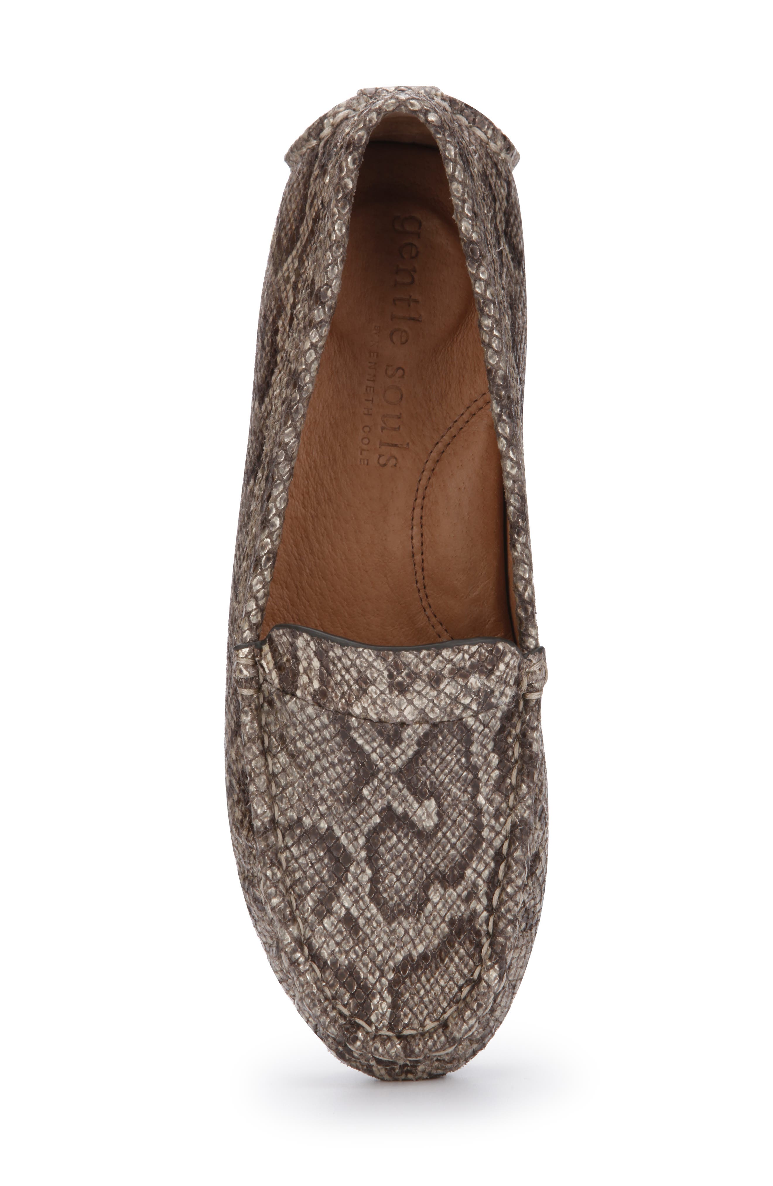 by Kenneth Cole Mina Driving Loafer, Alternate, color, ANTIQUE GOLD EMBOSSED LEATHER