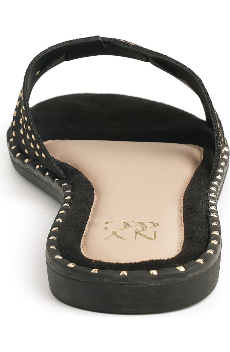 NEW YORK AND COMPANY Zora Flat Sandal, Alternate, color, Black