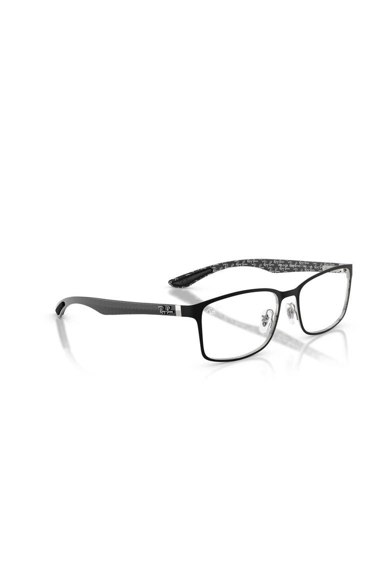 57mm Rectangle optical glasses, Alternate, color, Black