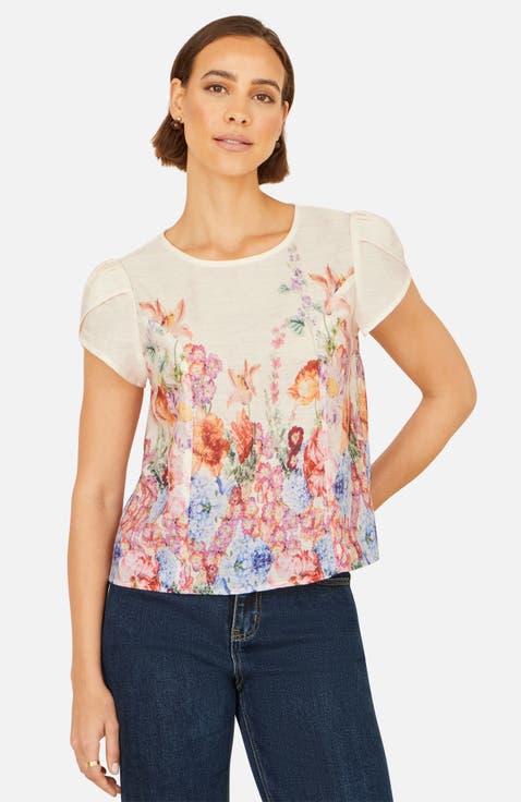 Floral Border Top