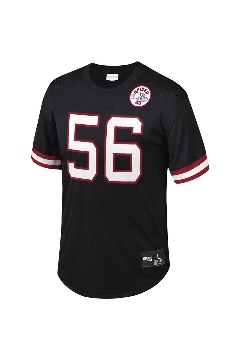 Men's Mitchell & Ness Lawrence Taylor Black New York Giants Retired Player Name & Number Mesh Top, Alternate, color, Black