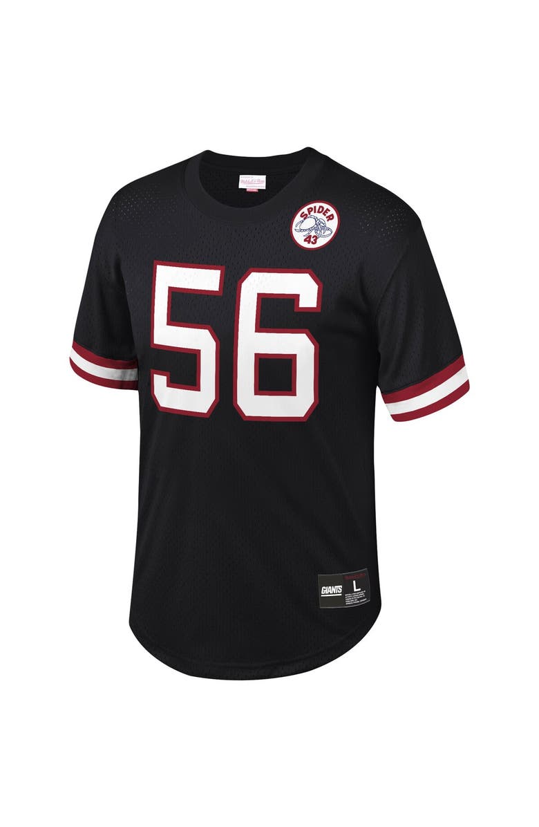 Mitchell & Ness Men's Mitchell & Ness Lawrence Taylor Black New York Giants Retired Player Name & Number Mesh Top, Alternate, color, Black