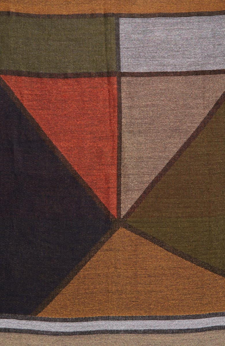 BP. Geo Pattern Woven Square Scarf, Alternate, color, 