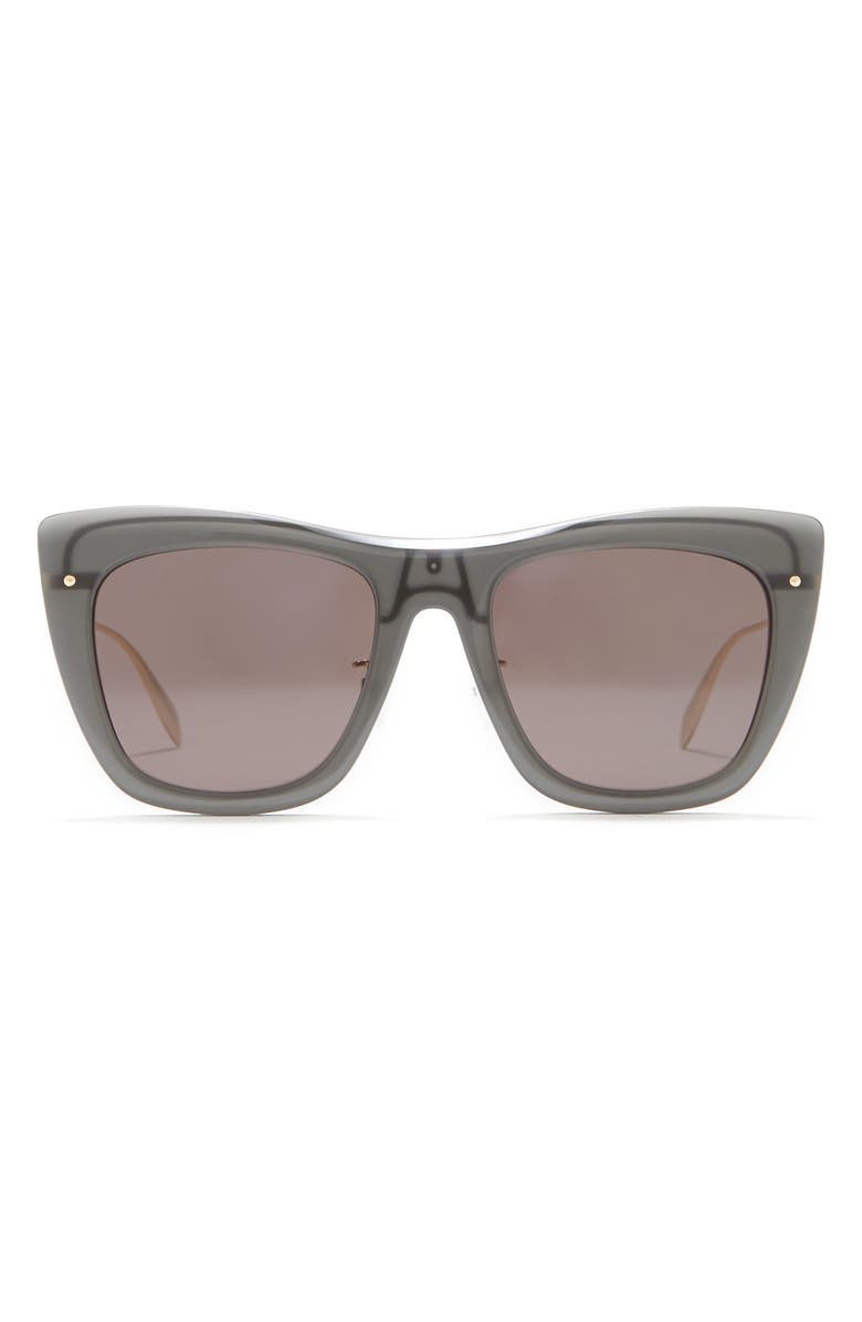 McQueen Alexander McQueen 54mm Cat Eye Sunglasses, Main, color,