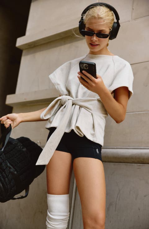 FP Movement For The Win Wrap Waist Cotton Top