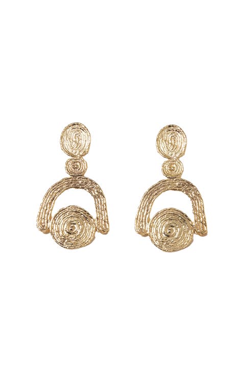 Frida Earrings - 14K Gold Plate