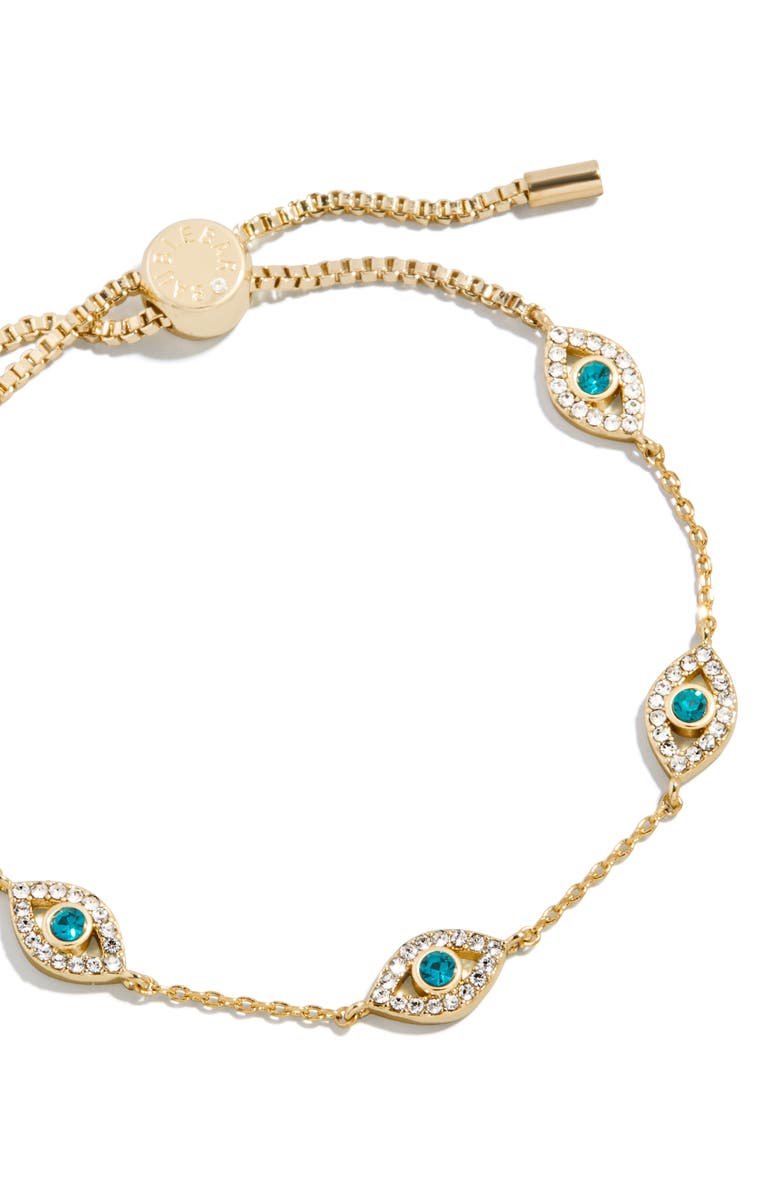 BaubleBar Good Vibes Evil Eye Earrings & Bracelet Set, Alternate, color, Blue