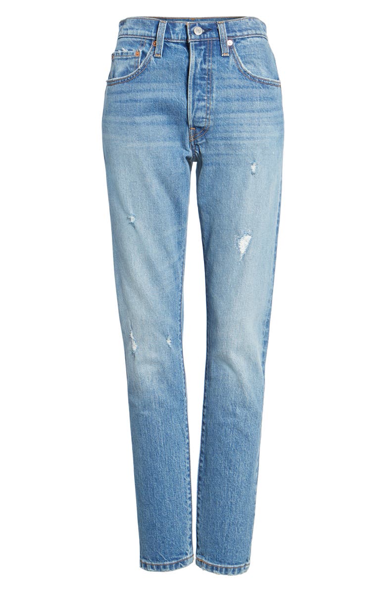 Levi's<sup>®</sup> 501 High Waist Skinny Jeans, Alternate, color,