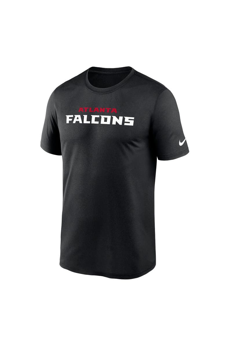 Nike Men's Nike Black Atlanta Falcons Primetime Legend Wordmark Performance T-Shirt, Alternate, color, Black