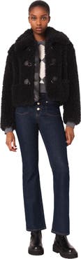 maje Short curly coat