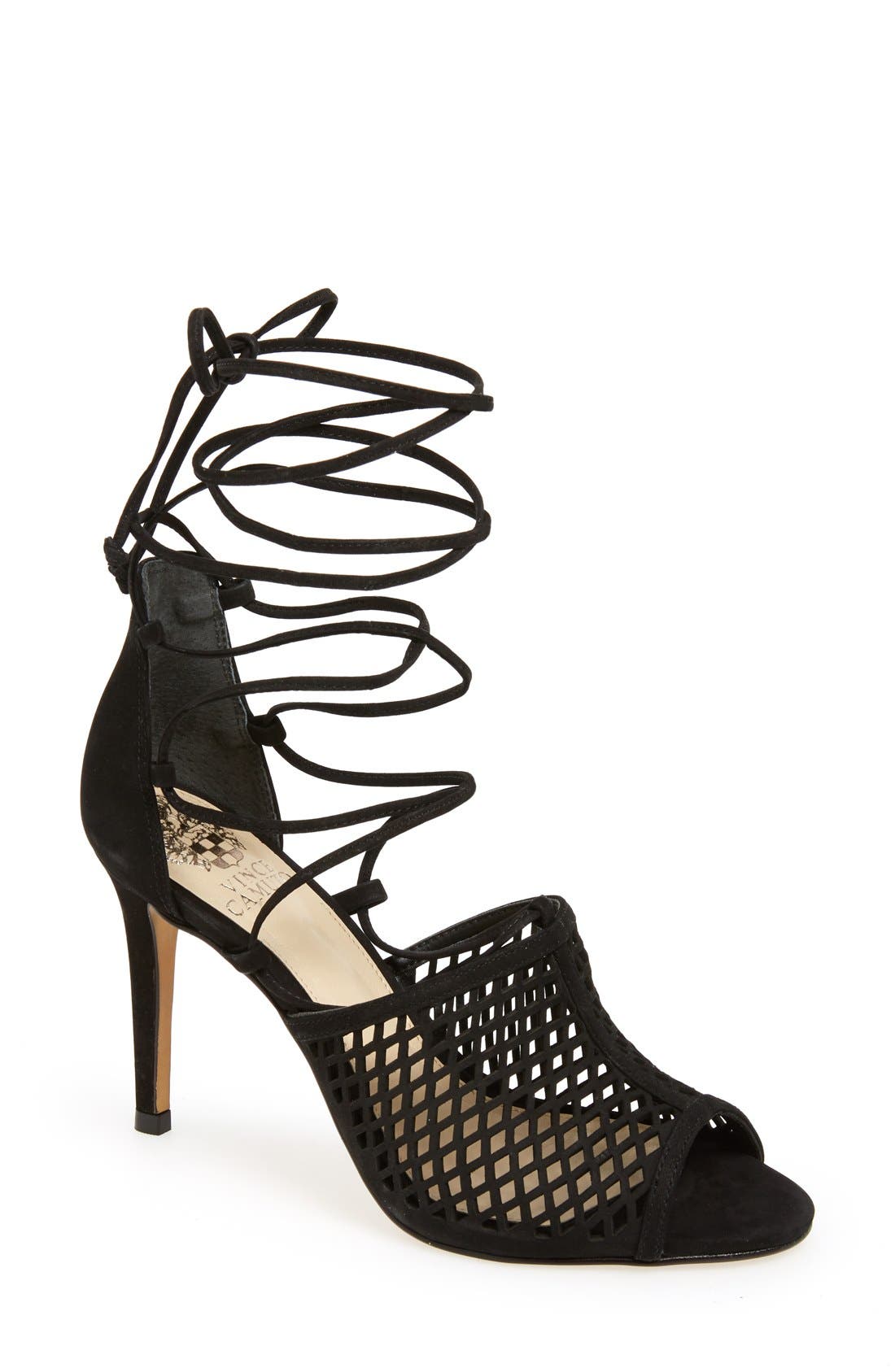 Vince Camuto 'Vasha' Lace-Up Sandal, Main, color, 