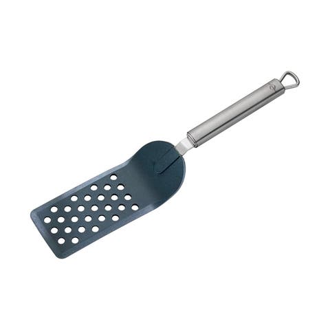 Parma Nylon Perforated Slim Turner, 18/10 Stainless Steel, 12.5-Inch