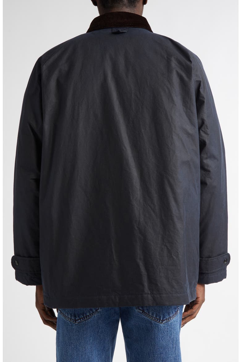 Water Repellent Waxed Cotton Coverall Jacket, Alternate, color, 250 NAVY