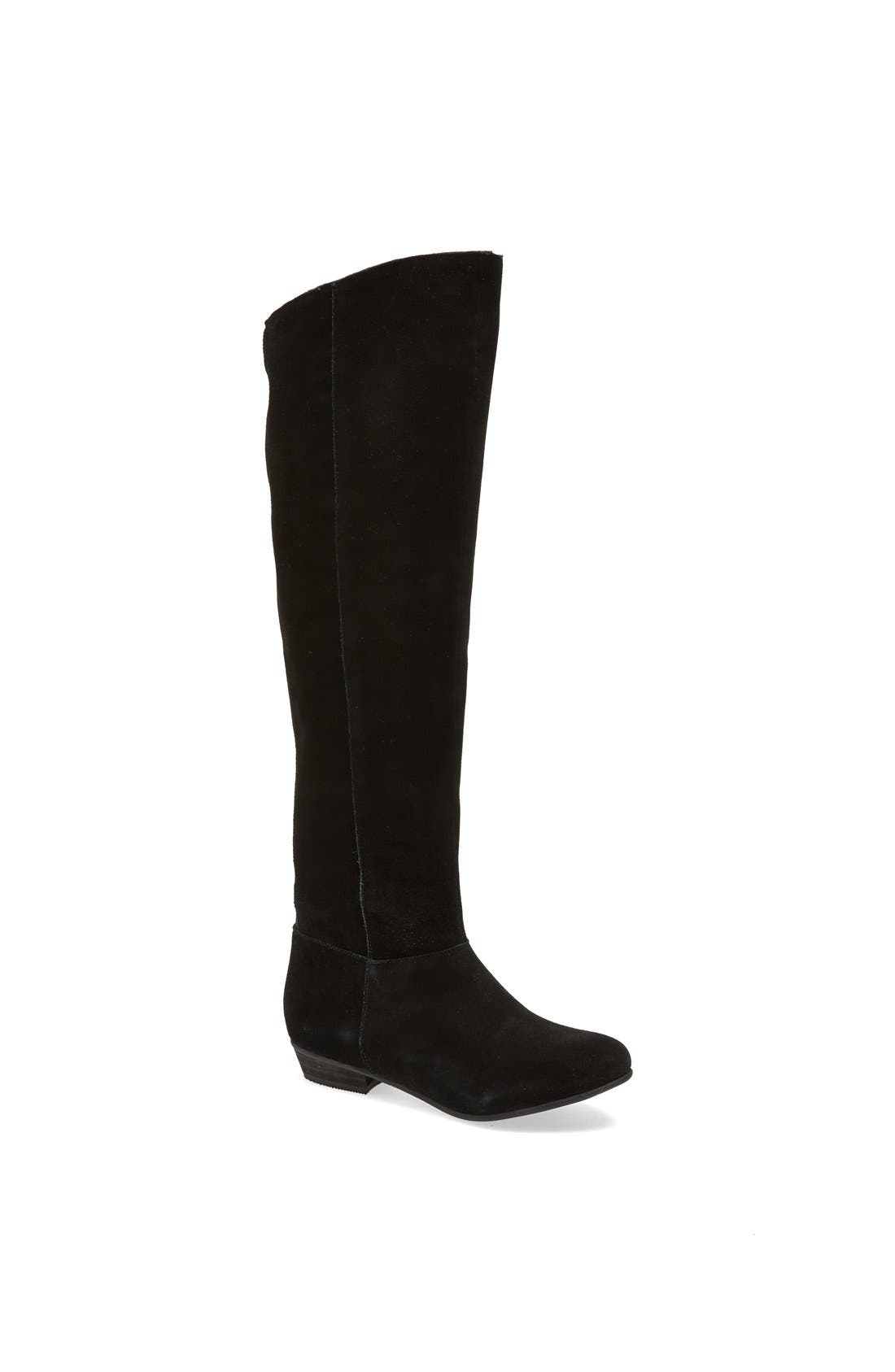 Steve Madden 'Cuality' Knee High Suede Boot, Main, color, 